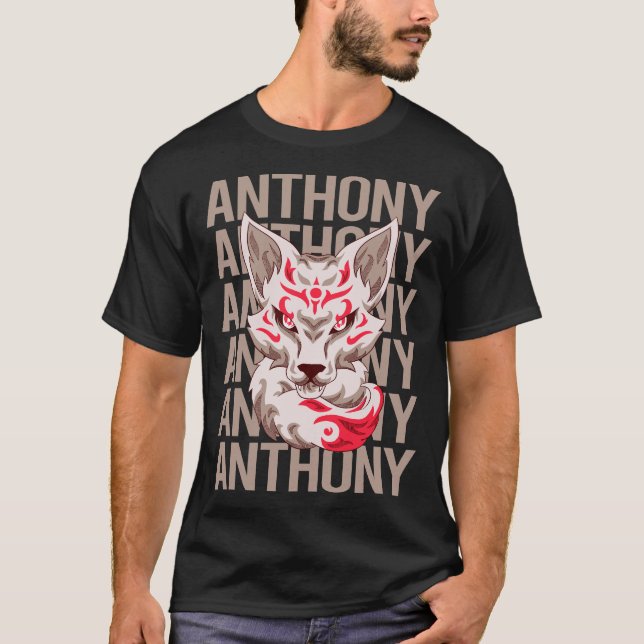 Camiseta Fox Head - Anthony Name (Anverso)