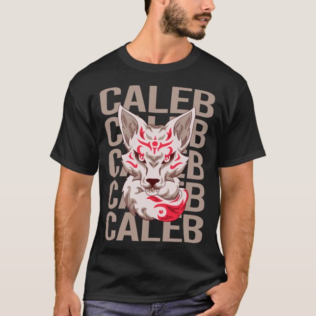 Camiseta Fox Head - Caleb Name (Anverso)