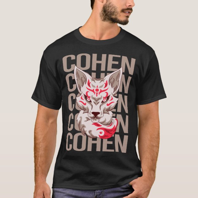 Camiseta Fox Head - Cohen Name (Anverso)