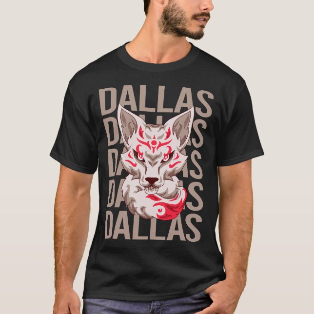 Camiseta Fox Head - Dallas Name (Anverso)