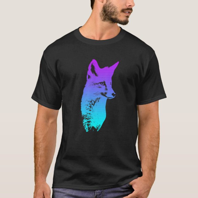 Camiseta Fox head fox fox hunting hunter (Anverso)