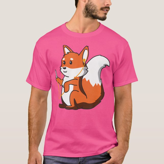 Camiseta Fox Headphones Fox Friends Fox (Anverso)