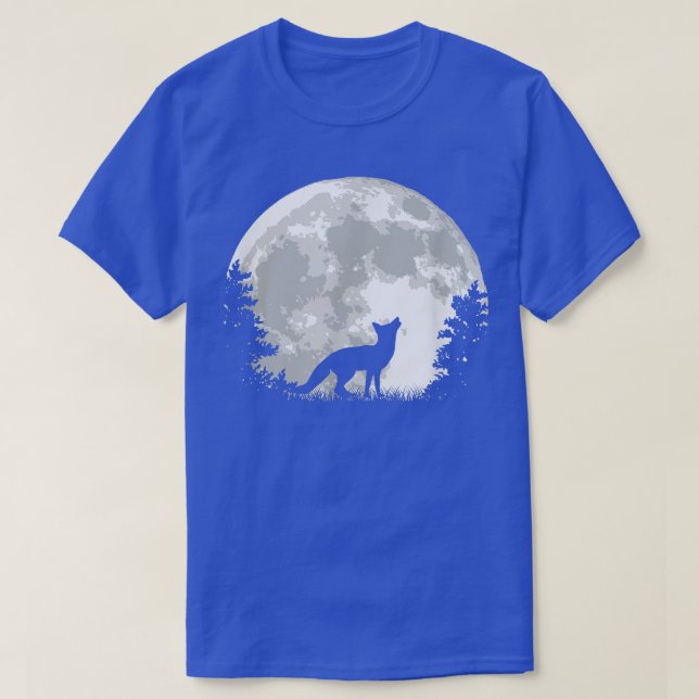Camiseta Fox Hunter Forest Walker Moonlight T-Shirt (Diseño del anverso)