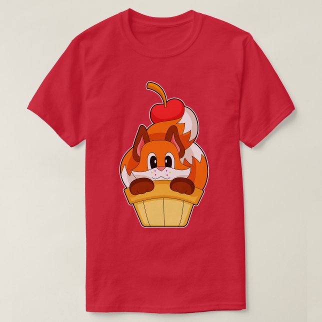 Camiseta Fox Ice crema cone Cherry (Diseño del anverso)