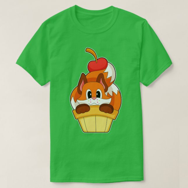 Camiseta Fox Ice crema cone Cherry (Diseño del anverso)