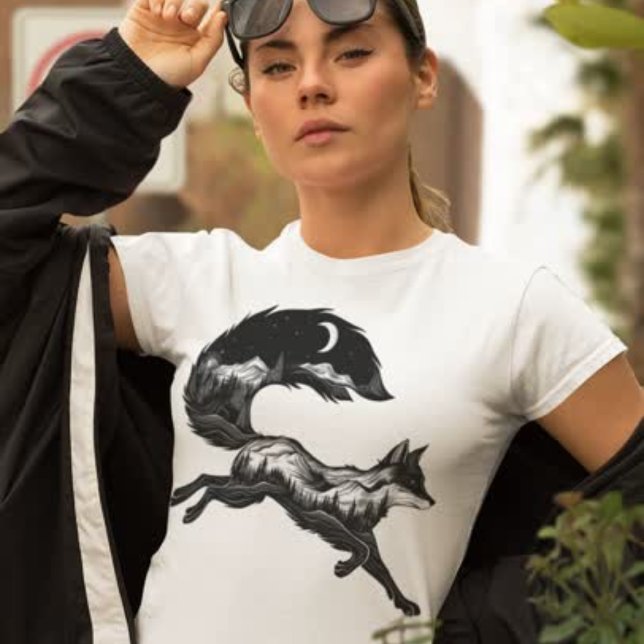Camiseta Fox In Mountain T-Shirt (Subido por el creador)