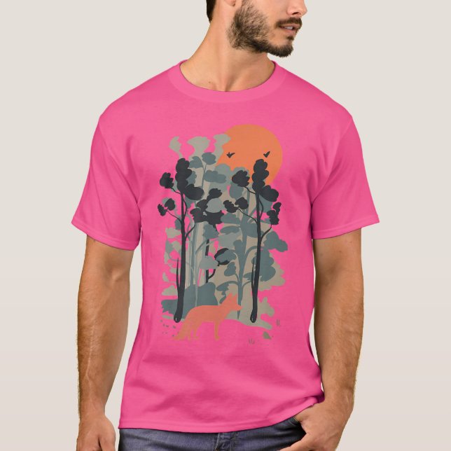 Camiseta Fox In the Forest - La Naturaleza Viaja Al Aire Li (Anverso)