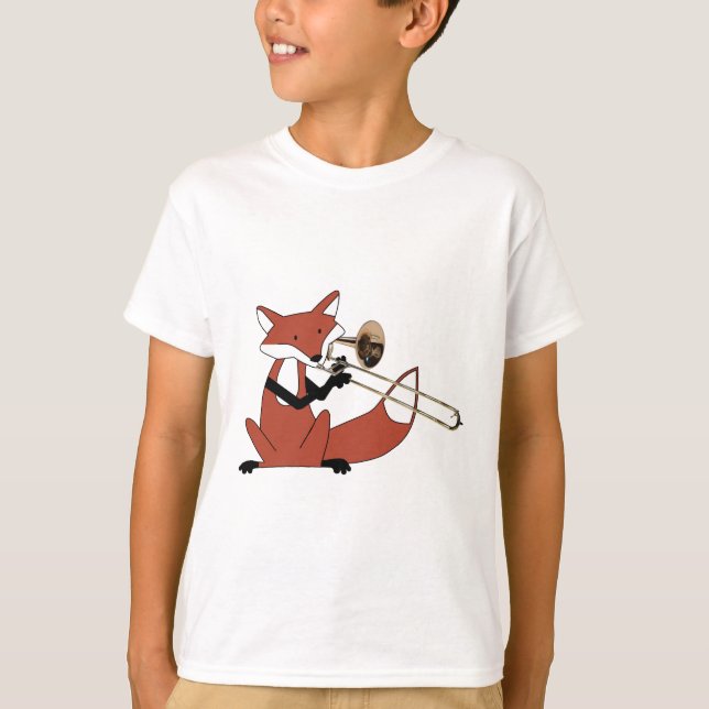 Camiseta Fox jugando al trombón (Anverso)