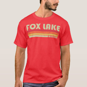 Camiseta FOX LAKE WISCONSIN Gracioso Pesca Camping Summer G