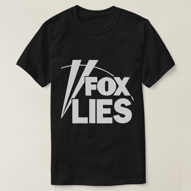 Camiseta FOX LIES (verdad martes) (Diseño del anverso)