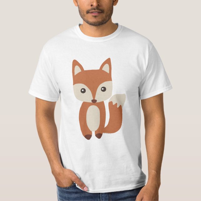 Camiseta Fox lindo del bebé (Anverso)