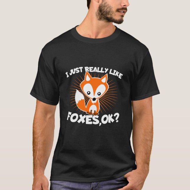 Camiseta Fox Love Forest Animal (Anverso)