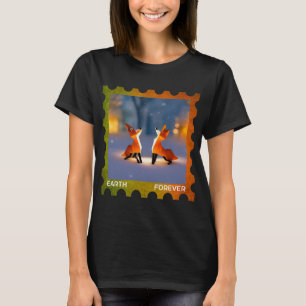 Camiseta Fox Lover EARTH PARA LA Protección Ambiental S