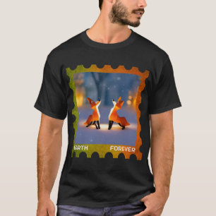Camiseta Fox Lover EARTH PARA LA Protección Ambiental S
