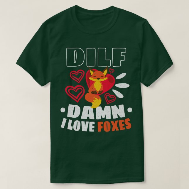 Camiseta Fox Lover Foxes Love Red Fox Cute Fox Fennec Fox F (Diseño del anverso)