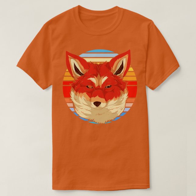 Camiseta Fox Lover Nature Retro Forest Fox (Diseño del anverso)