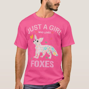 Camiseta Fox Lover, un Chica que ama a los zorros
