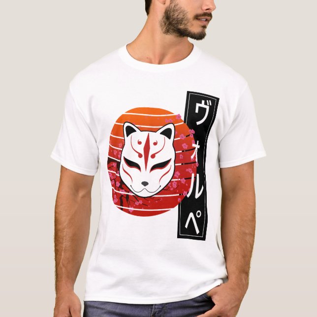 Camiseta fox mask design (Anverso)