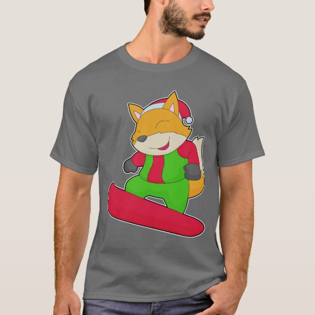 Camiseta Fox Navidades Snowboard (Anverso)