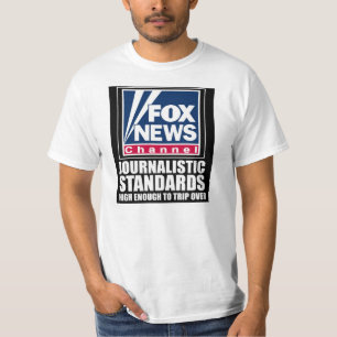 Camiseta Fox News - estándares periodísticos