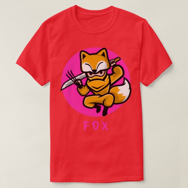 Camiseta Fox Ninja (Diseño del anverso)
