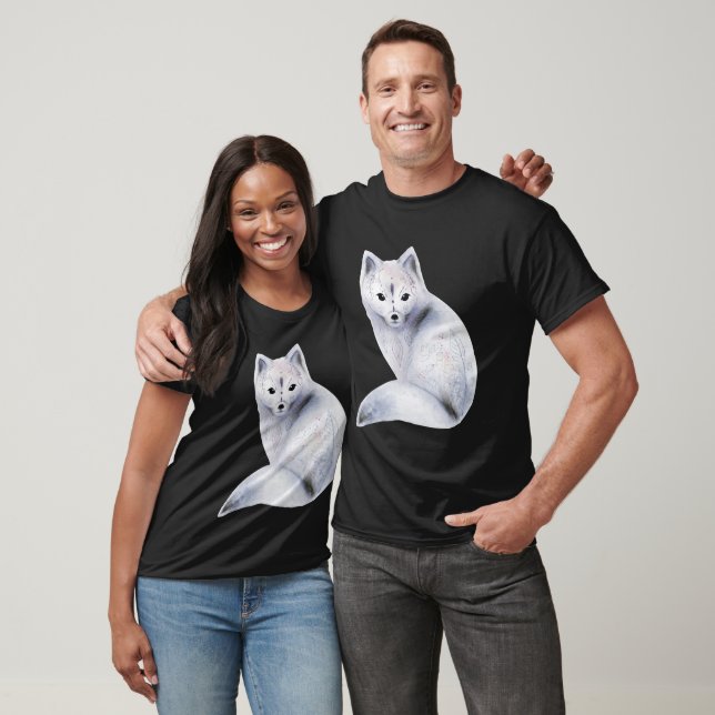 Camiseta Fox nórdica con marcas florales (Unisexo)