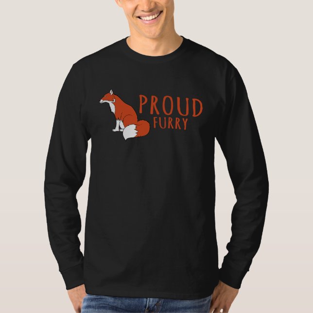 Camiseta Fox   Proud Furry Fox (Anverso)