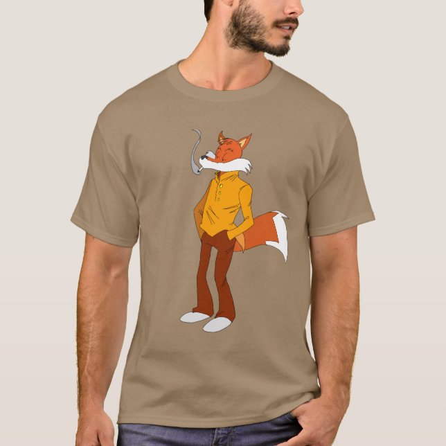 Camiseta Fox que fuma (Anverso)