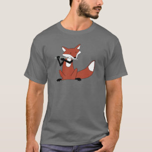 Camiseta Fox que toca la flauta