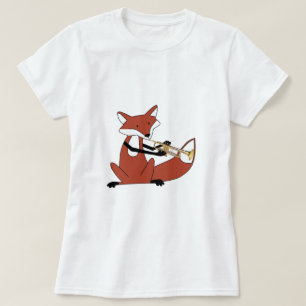 Camiseta Fox que toca la trompeta