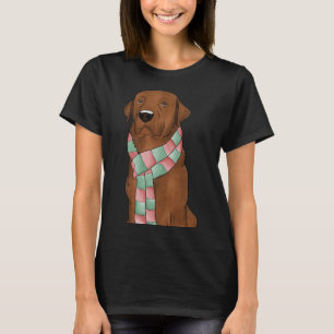 Camiseta Fox Red Lab Con Navidades Scarf Fked