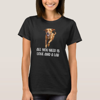 Camiseta Fox Red Lab Todo Lo Que Necesitas Labrador Recuper