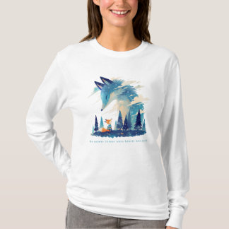 Camiseta Fox reuniéndose con el espíritu del zorro cósmico 