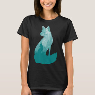 Camiseta Fox Silhouette En La Caza De Animales Forestales