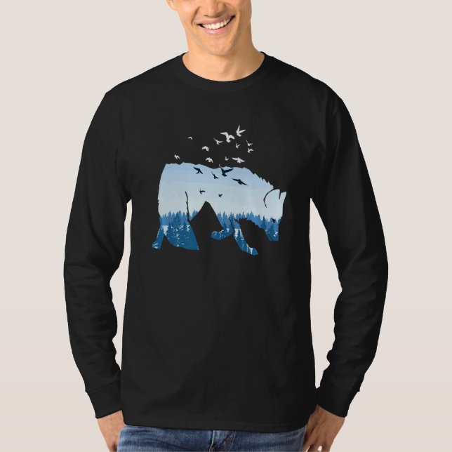 Camiseta Fox silhouette fox hunting hunter hunting natur au (Anverso)