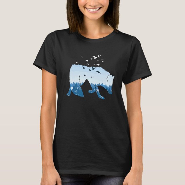 Camiseta Fox silhouette fox hunting hunter hunting natur au (Anverso)