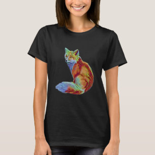 Camiseta Fox Sly Animal colorido Animales Forestales Foxes 
