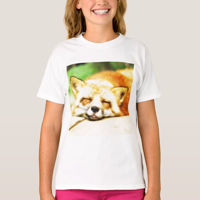 Camiseta Fox soñador soñoliento (Anverso)
