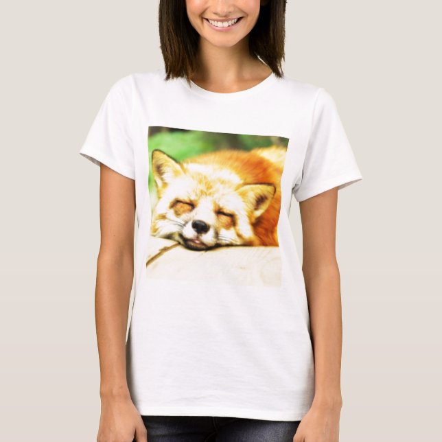 Camiseta Fox soñador soñoliento (Anverso)