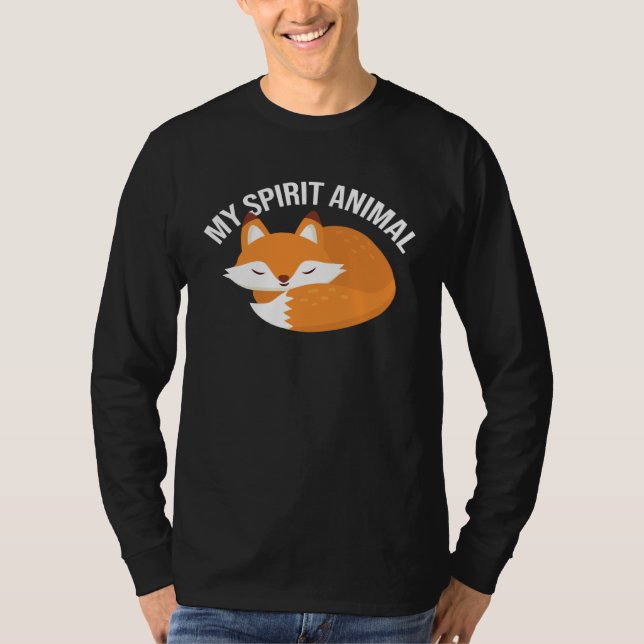 Camiseta Fox Spirit Animal Fox Wild Animal (Anverso)