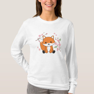 Camiseta Fox Sweet Animals For Kawaii Foxes
