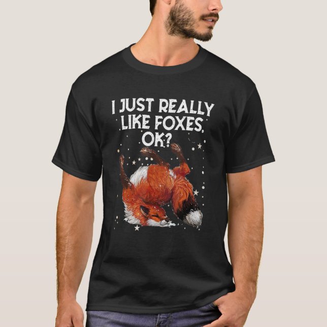 Camiseta Fox T Me Gusta Realmente La Fox (Anverso)
