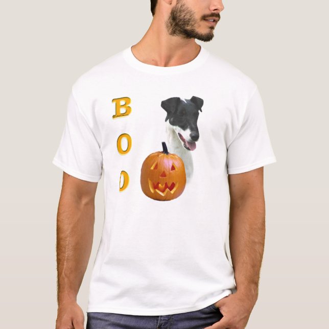 Camiseta Fox Terrier Boo suave (Anverso)