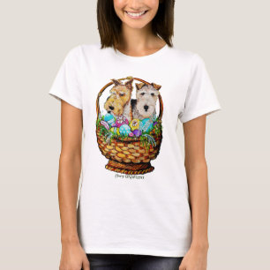 Camiseta Fox terrier de Pascua