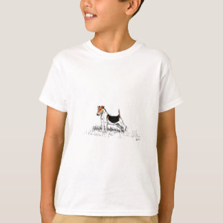 Camiseta Fox Terrier de pie orgulloso