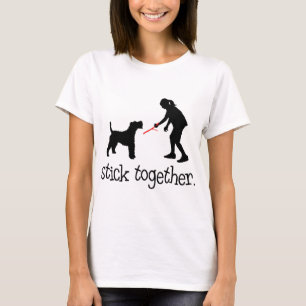 Camiseta Fox terrier del alambre