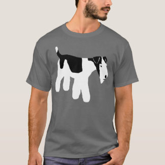 Camiseta Fox terrier del alambre que vaga