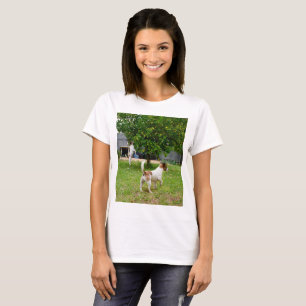 Camiseta Fox Terrier Saltando A Un Árbol,