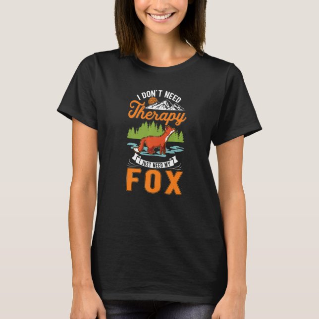 Camiseta Fox Therapy Red Fox Premium (Anverso)