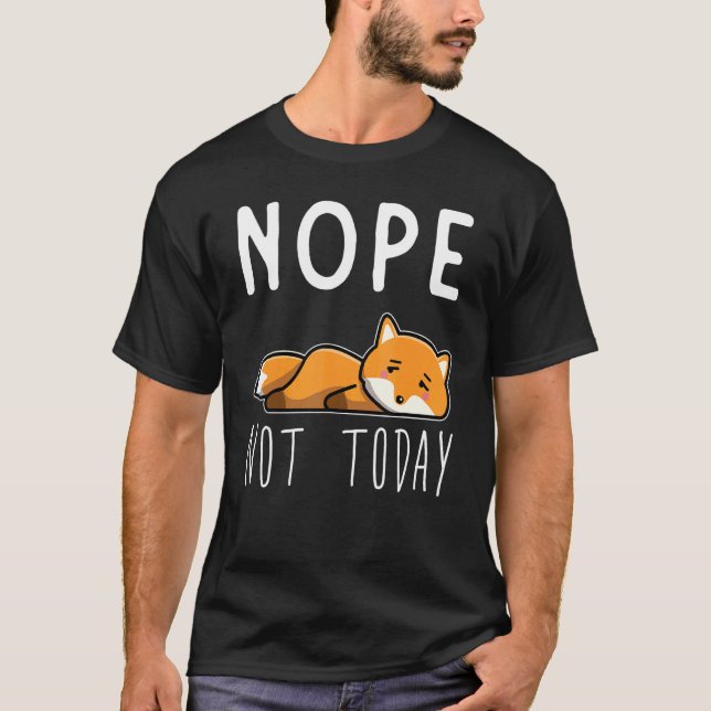 Camiseta Fox Tired Lazy Fox (Anverso)